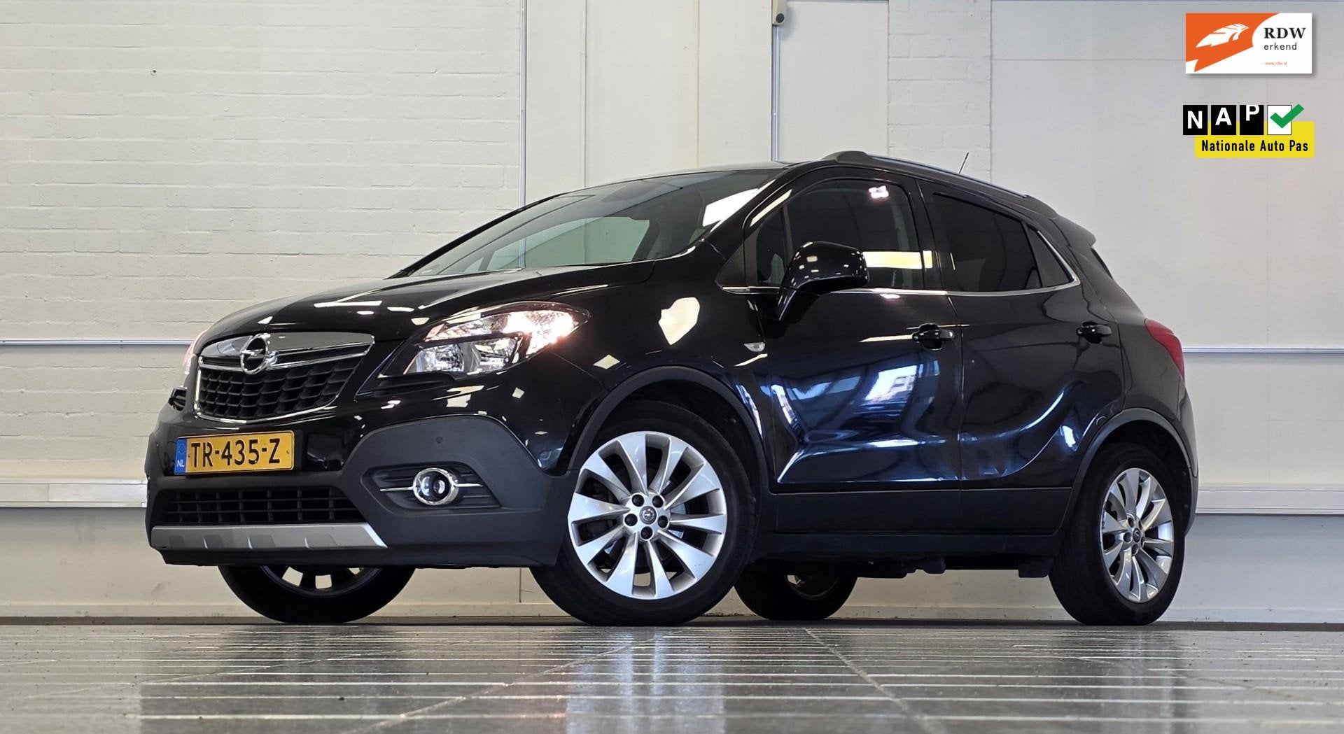 Opel Mokka 1.4 T Cosmo Camera Navi Trekhaak Mooi!, Voorwielaandrijving, Gebruikt, 4 cilinders, Emergency brake assist