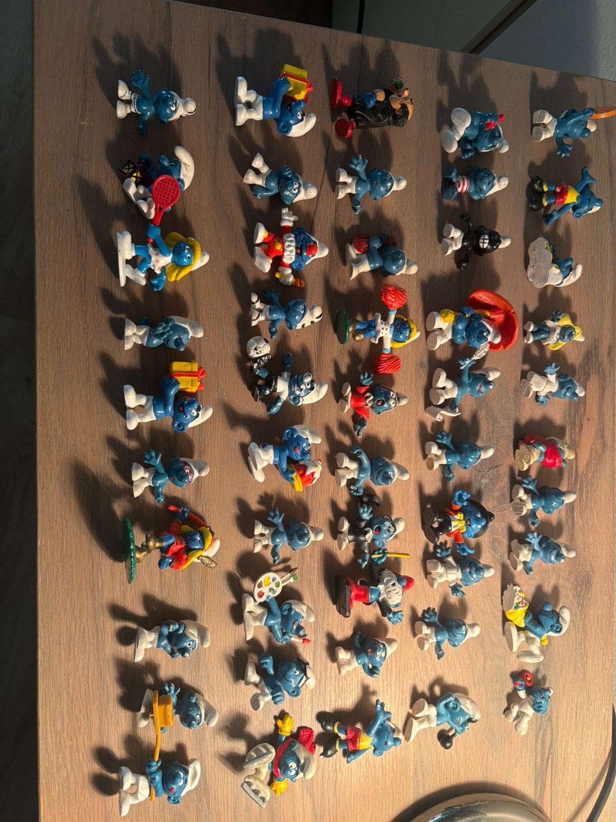 50 oude smurven (1) smurfen peyo schleich, Ophalen of Verzenden, Gebruikt, Verschillende Smurfen