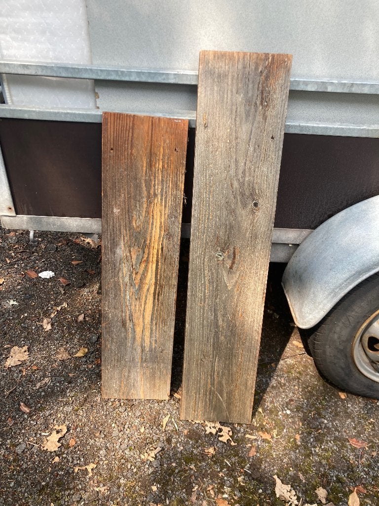 Houten planken mooie planken steigerhou?, Doe-het-zelf en Verbouw, Hout en Planken, Ophalen, Gebruikt, Minder dan 25 mm, Plank