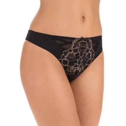 Zwart brons string merk After Eden maat L, After Eden, Verzenden, Zwart, String