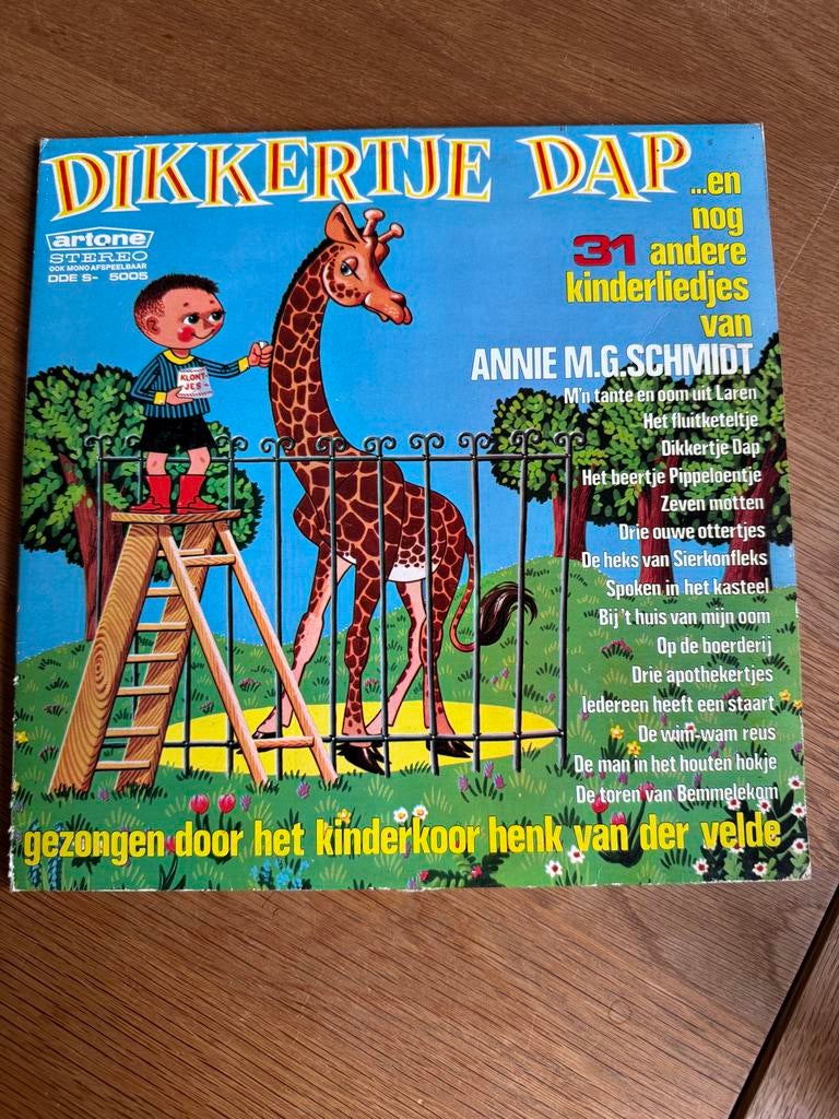 Dikkertje Dap - Annie M.G. Schmidt Kinderliedjes LP, Cd's en Dvd's, Ophalen of Verzenden, Gebruikt, Muziek, Tot 2 jaar