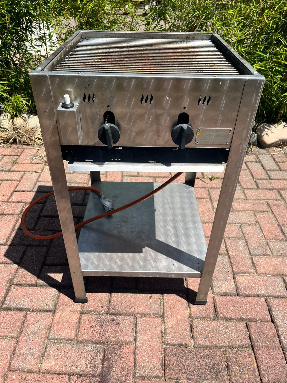 Gas barbecue, Ophalen, Gebruikt