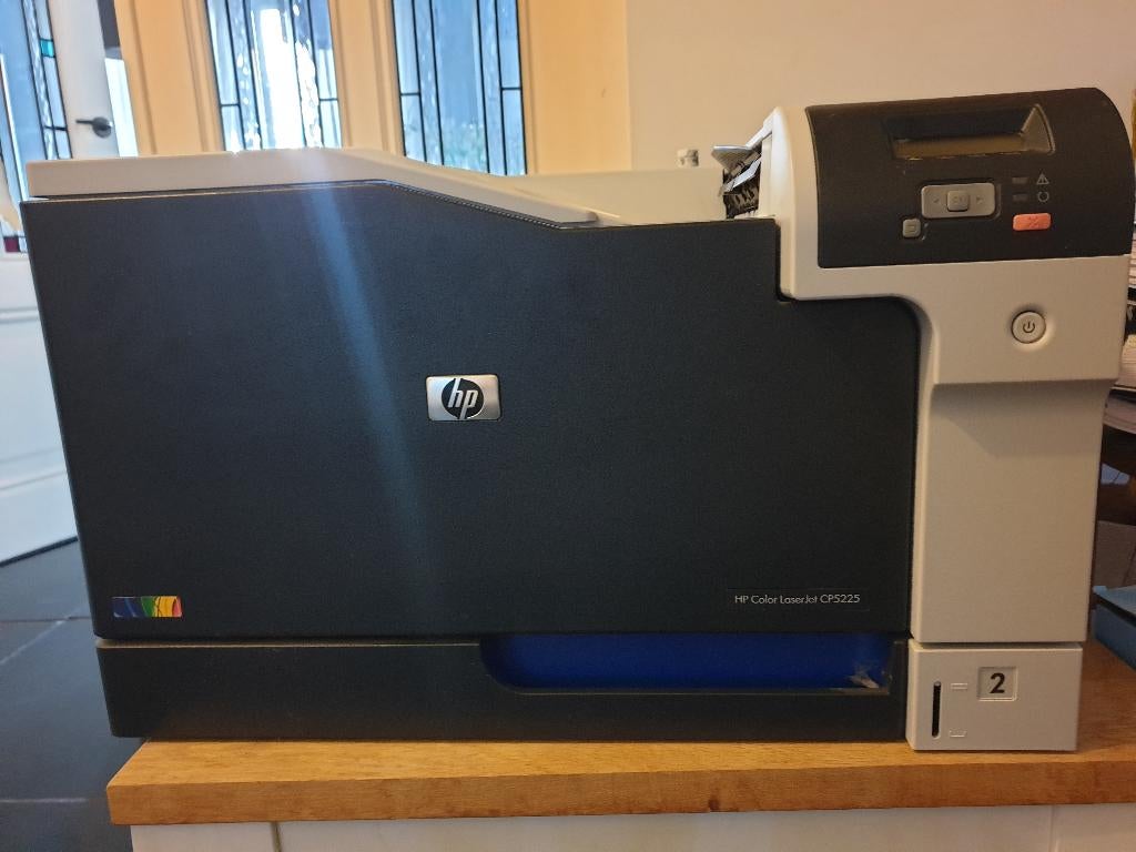 prof A3 HP CP5225 kleuren/laser printer amper gebruikt, Computers en Software, Printers, Printer, Kleur printen, Zo goed als nieuw