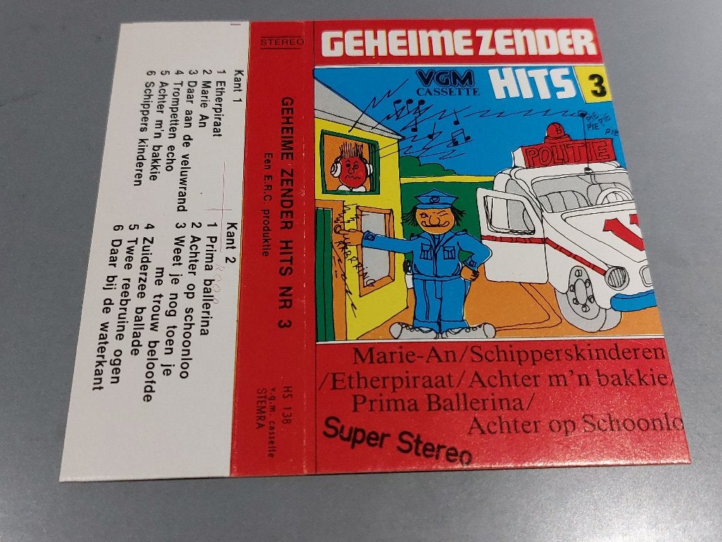 GEHEIME ZENDER HITS NR 3 (MC), 1 bandje, Ophalen of Verzenden, Zo goed als nieuw, Origineel