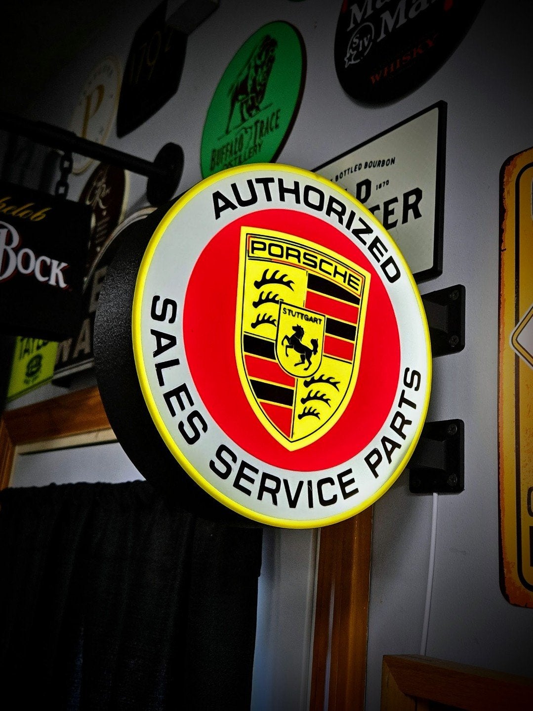 Nieuw Porsche Lichtbord - Dubbelzijdig, Ophalen of Verzenden