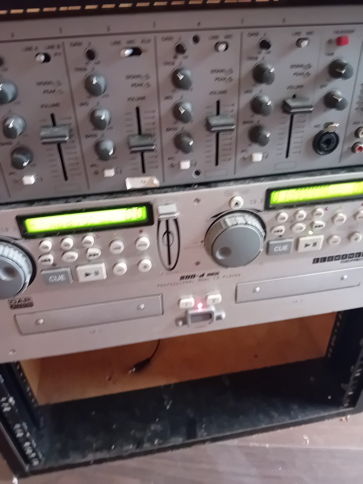 2 componenten dubbele cd speler, Ophalen