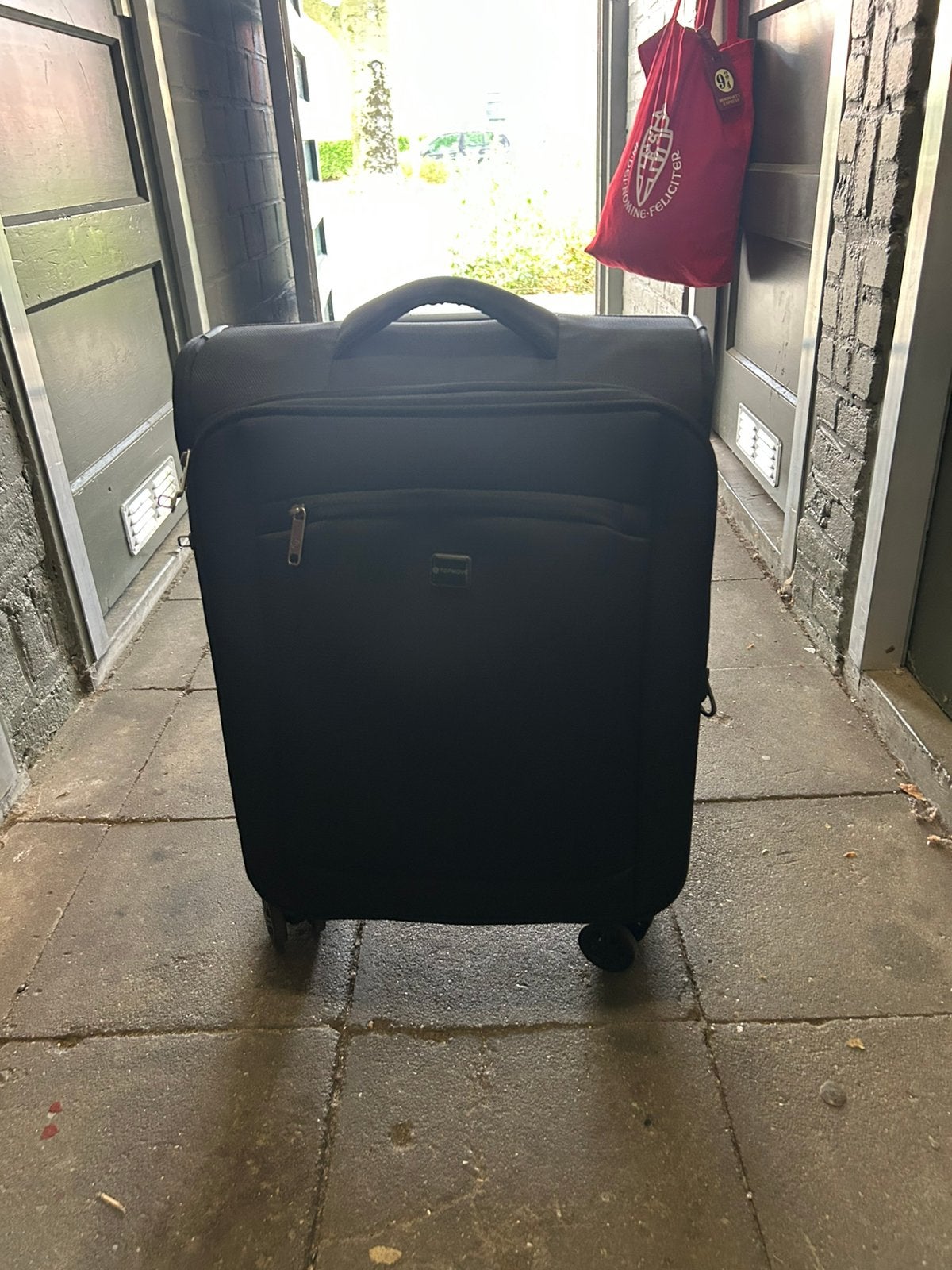 Topmove koffer 35 liter 40x20/23x55, Wieltjes, Hard kunststof, Ophalen of Verzenden, Zo goed als nieuw