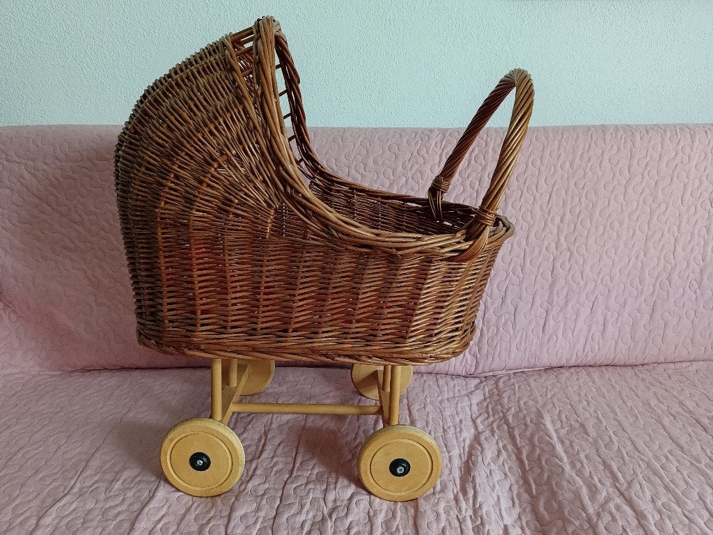 Rieten poppenwagen, Ophalen, Gebruikt, Overige typen