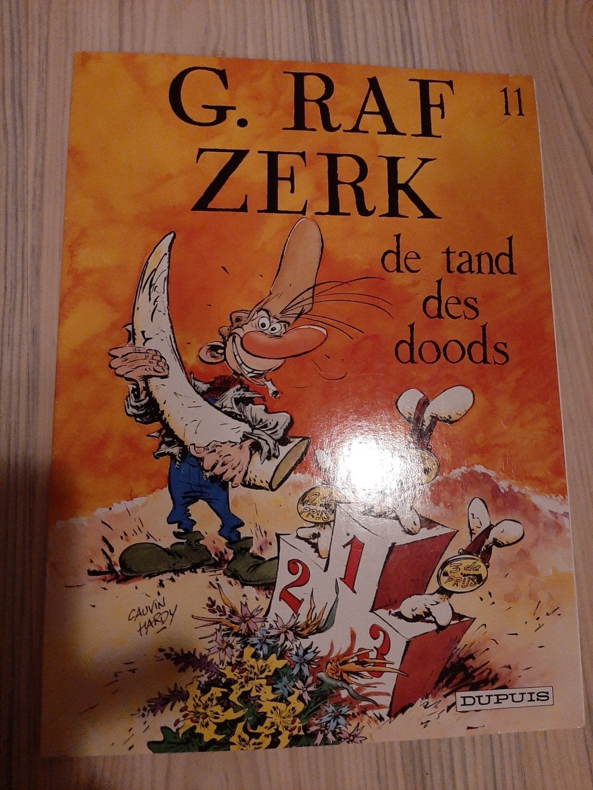 G. Raf Zerk 11: De tand des doods - Stripboek, Ophalen of Verzenden