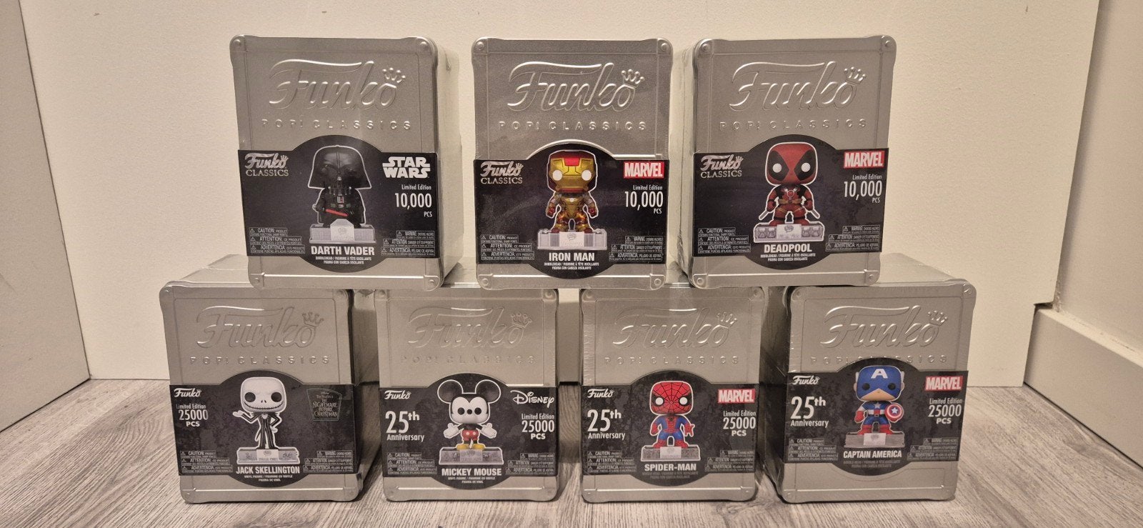 funko pop classics 25th anniversary Disney Marvel Star war, Ophalen of Verzenden, Nieuw
