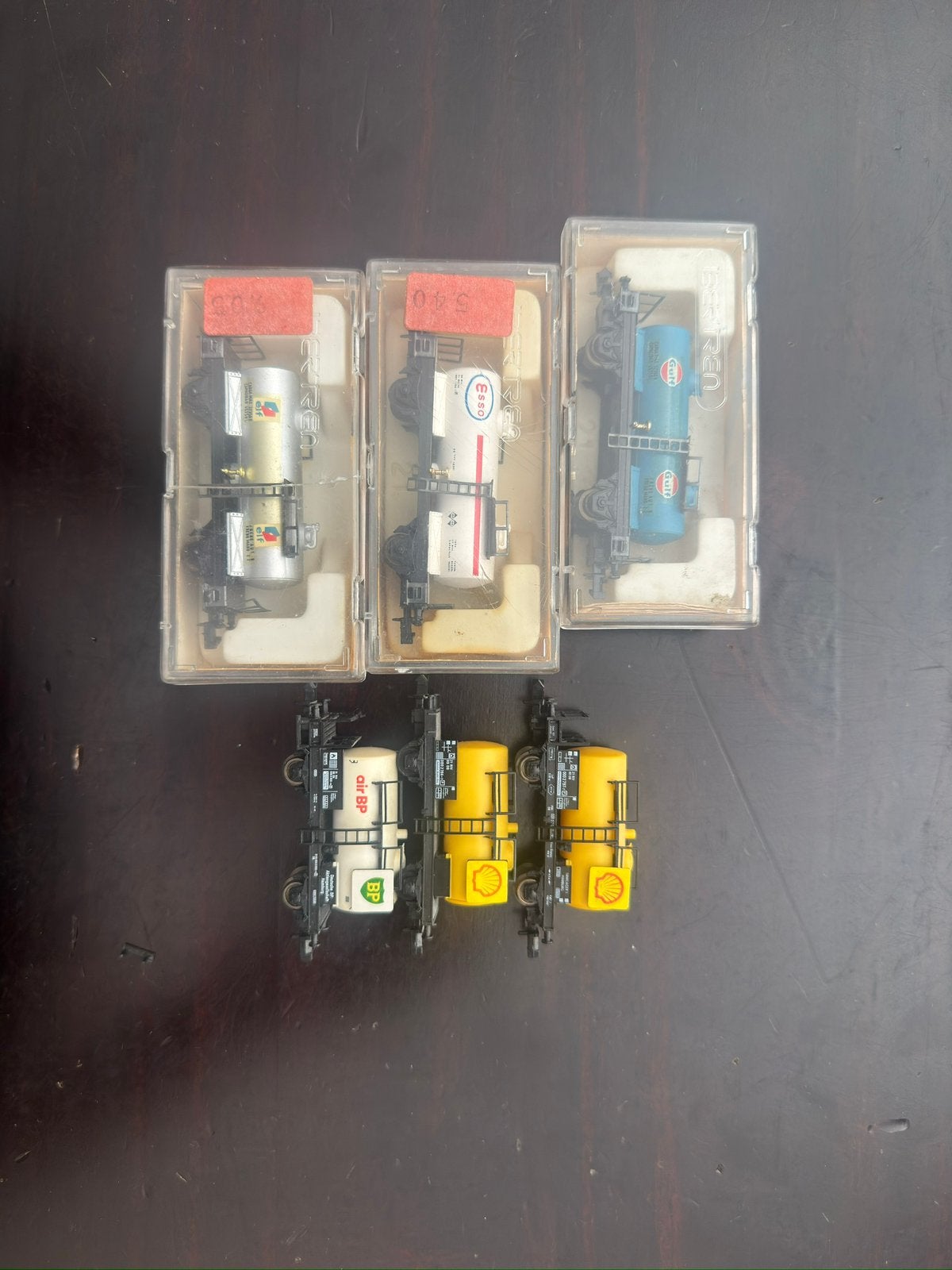 Fleischmann Piccolo/Ibertren ketelwagons | 1/160 N spoor, Gebruikt, Gelijkstroom, Fleischmann, Analoog