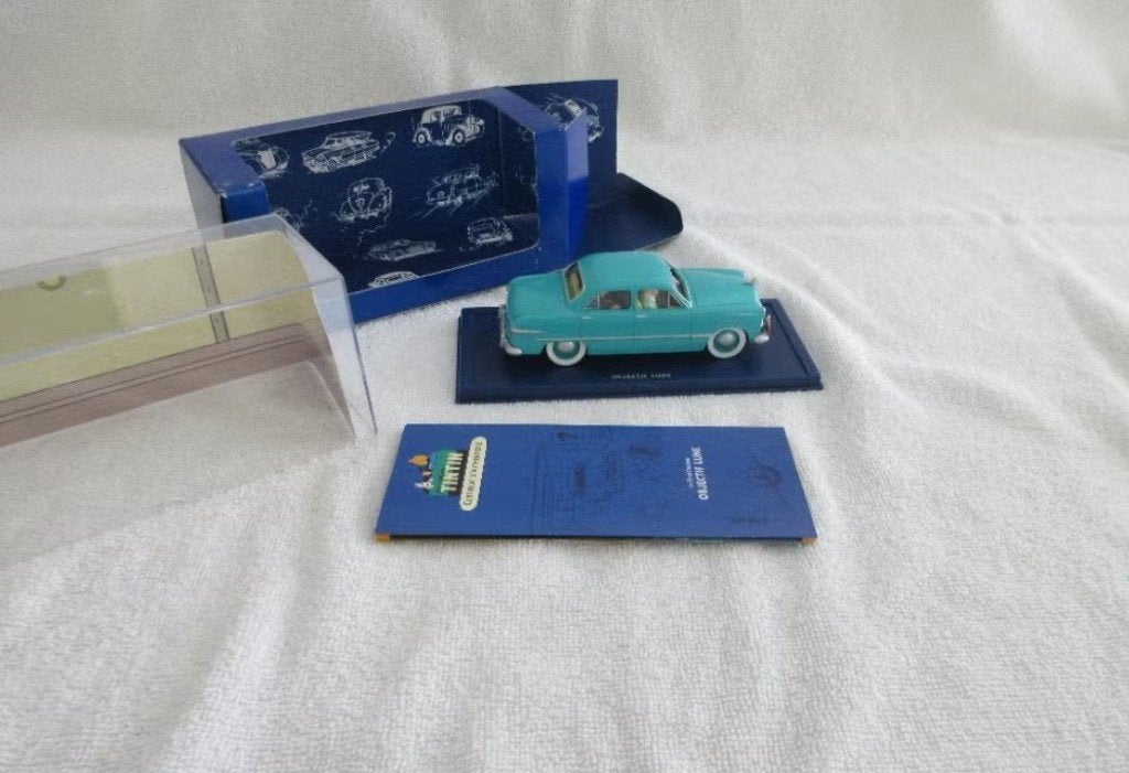 Kuifje auto Ford Custom uit Raket naar de maan Moulinsart., Verzamelen, Ophalen of Verzenden, Kuifje, Zo goed als nieuw, Beeldje of Figuurtje