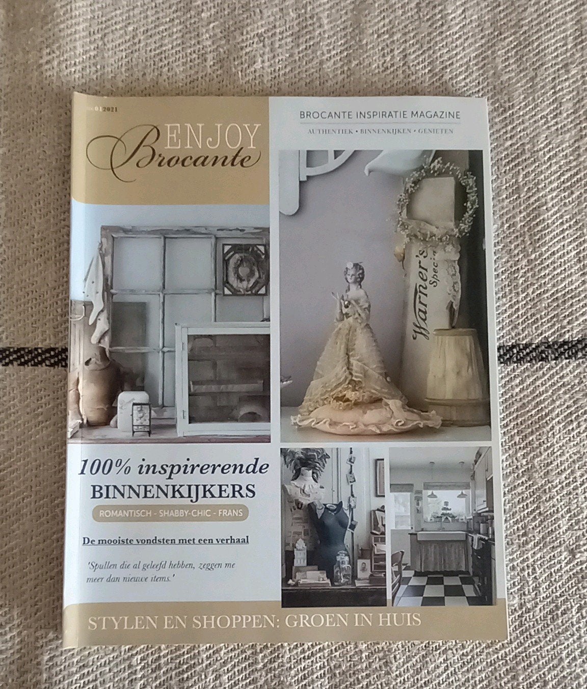 Enjoy brocante, Ophalen of Verzenden, Zo goed als nieuw