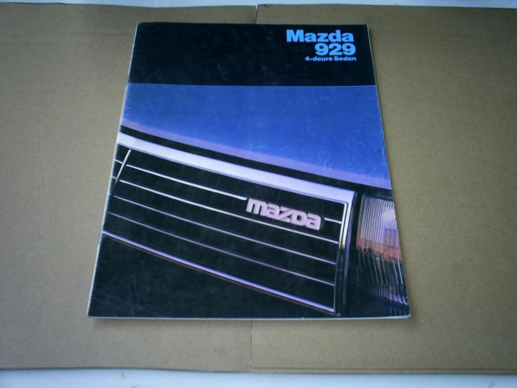 Mazda 929 4 Deurs Sedan + Prijslijst 12 / 1981 18 pag., Verzenden, Zo goed als nieuw, Mazda
