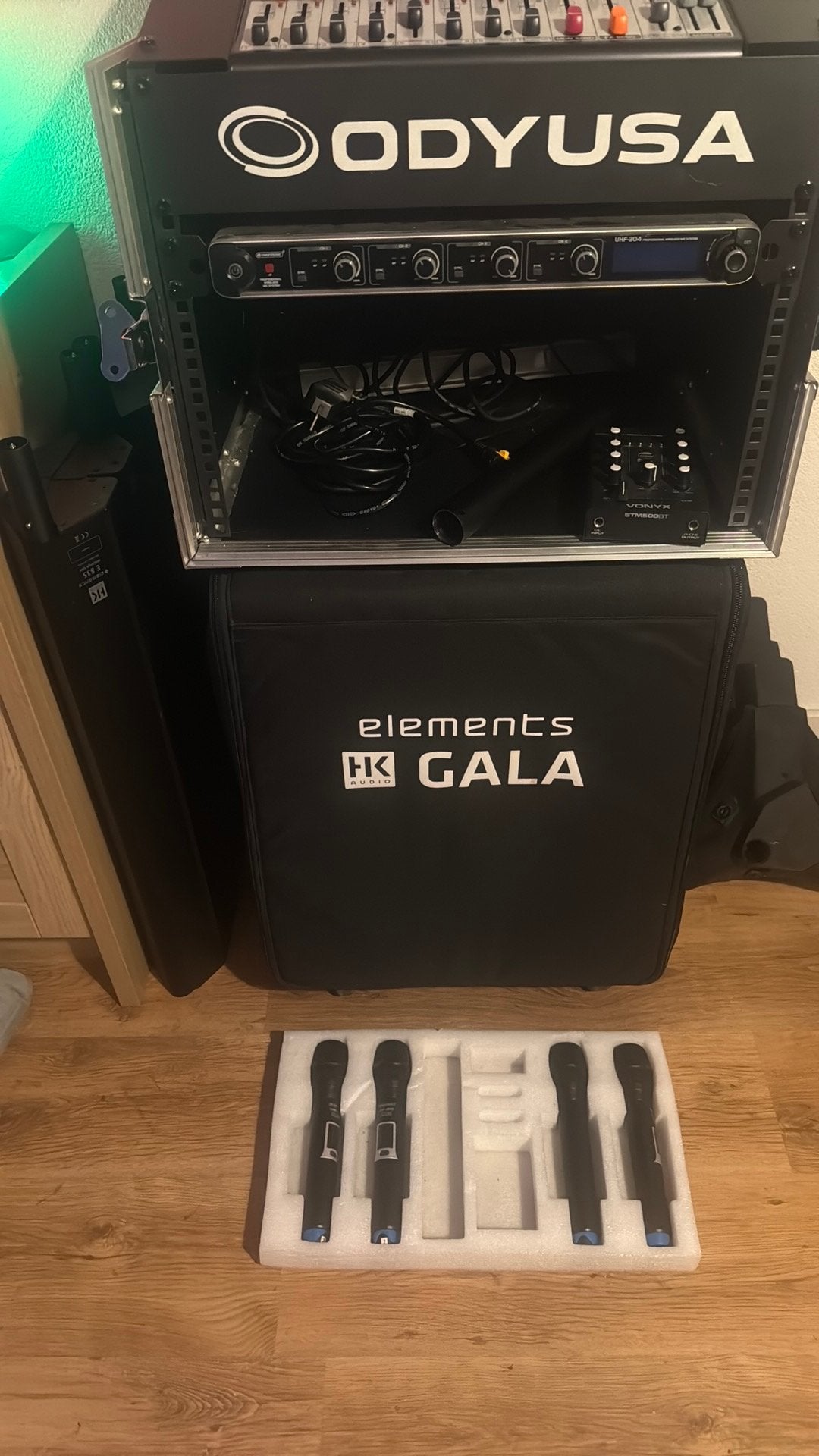 Hk elements Gala PA systeem, Ophalen of Verzenden, Gebruikt, Complete set
