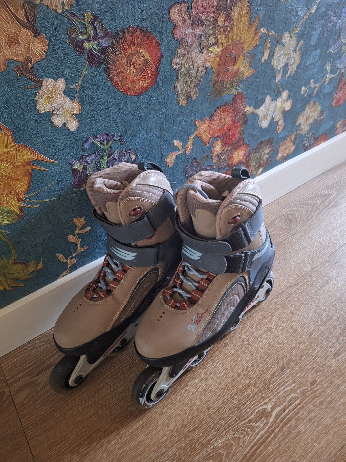 Bauer inline skates / Skeelers Maat 42.5, Ophalen, Gebruikt, Bauer, Inline skates 4 wielen