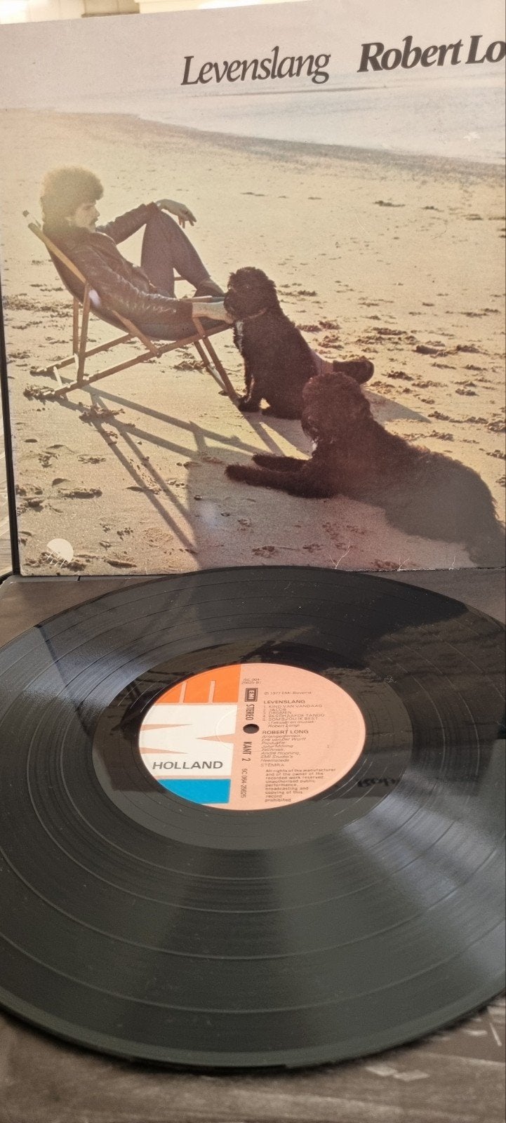 Robert Long - Levenslang LP (1977) Holland, Cd's en Dvd's, Ophalen of Verzenden, Gebruikt