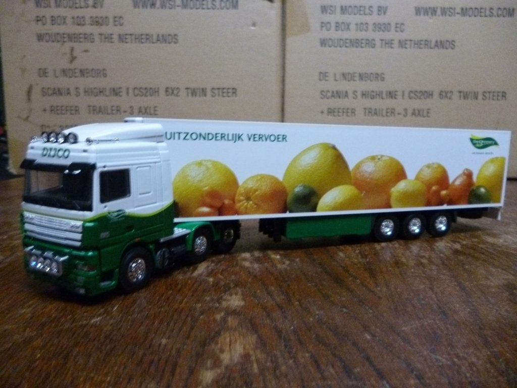 Tekno DAF XF 105 Dijco, Ophalen of Verzenden, Zo goed als nieuw, Bus of Vrachtwagen, Tekno