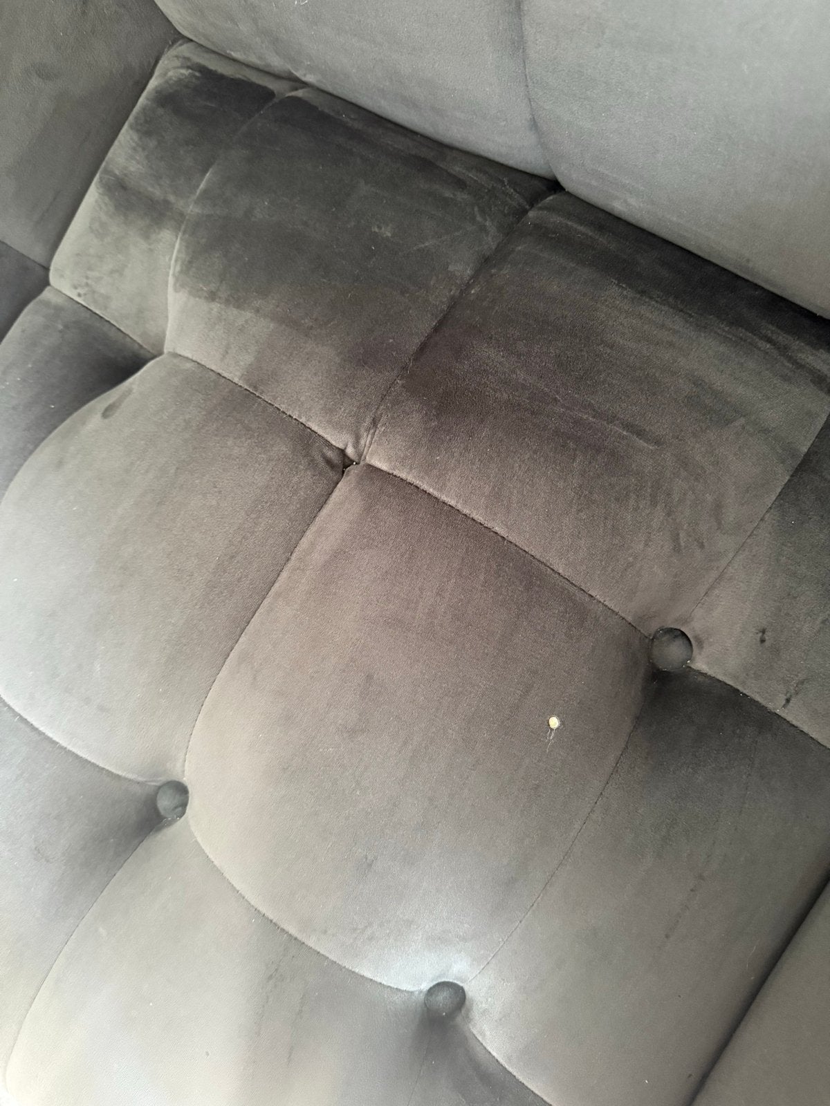 Stijlvolle zwarte fauteuil, Ophalen, Gebruikt, Stof, 75 tot 100 cm