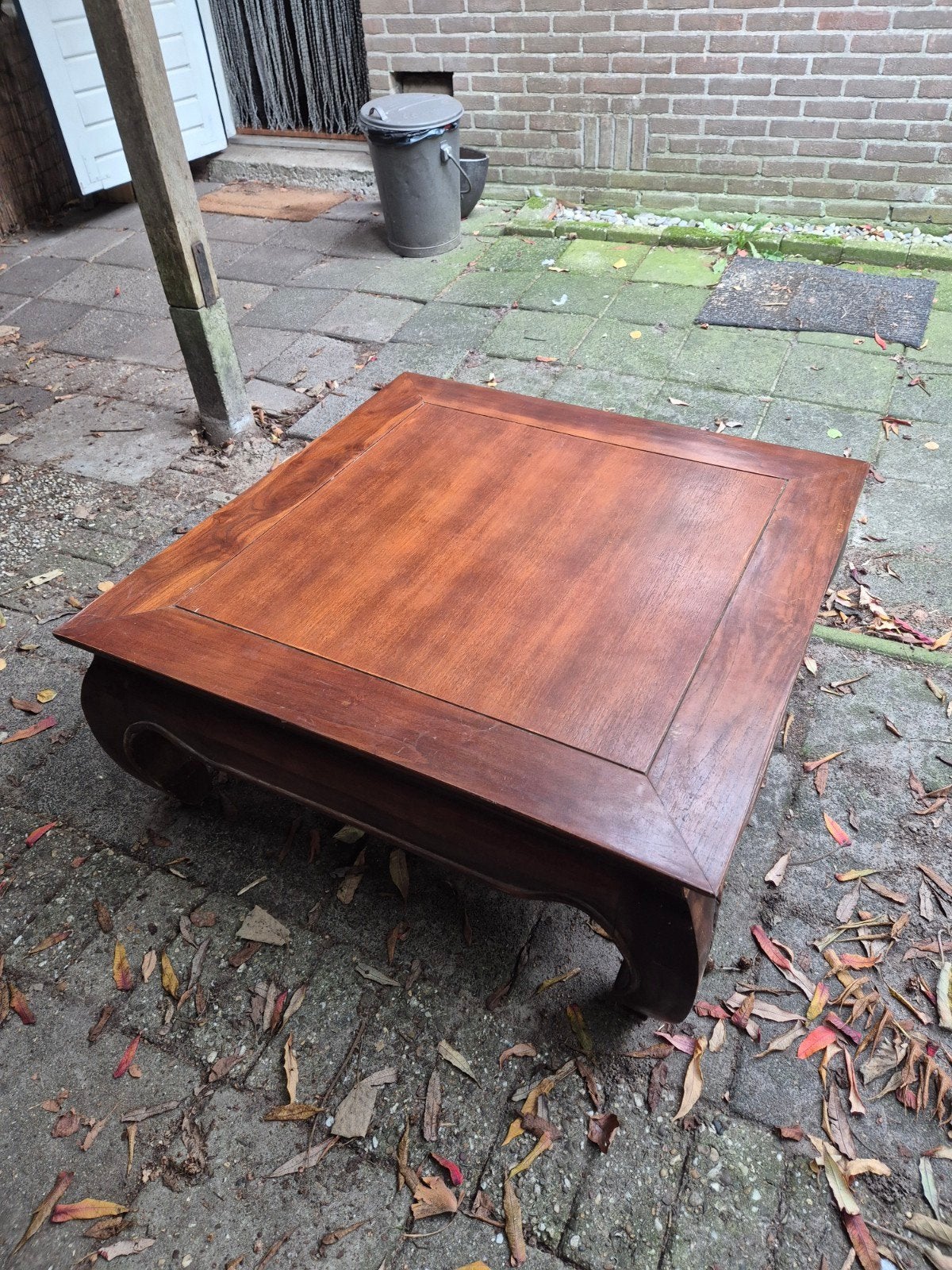 Opium tafel, Ophalen, Gebruikt, Vierkant, 50 tot 100 cm