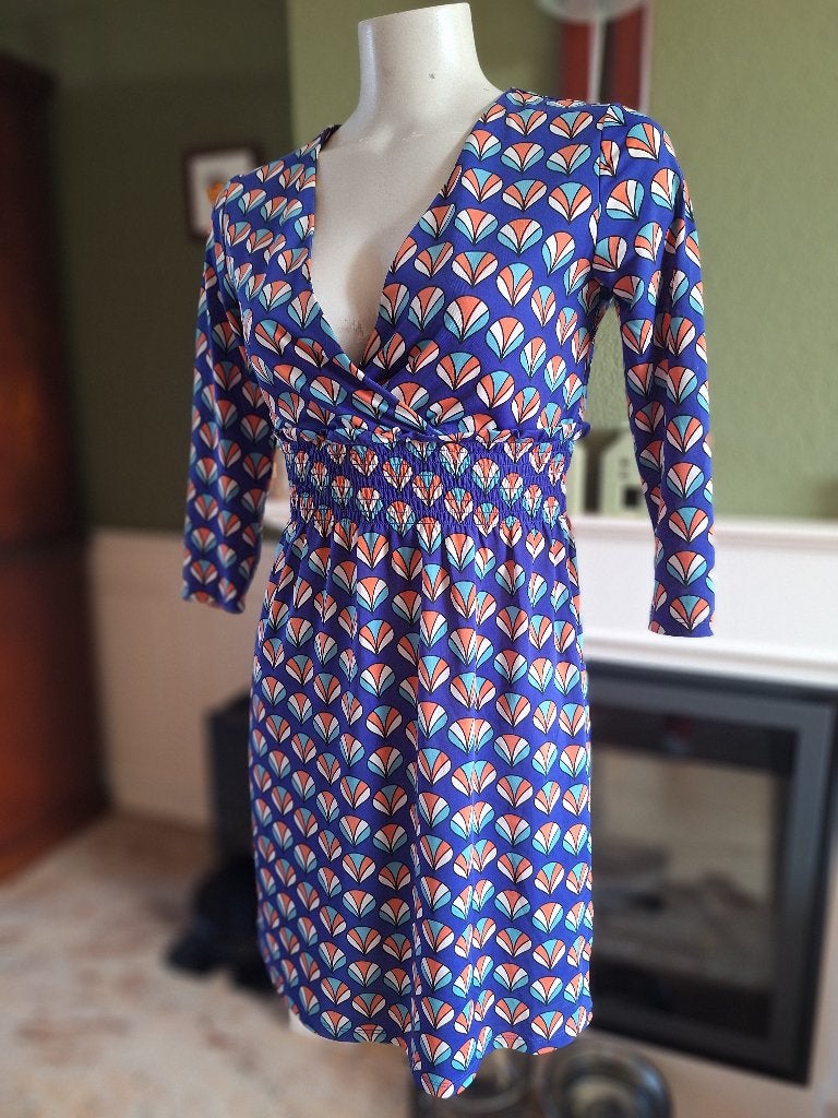 Liu Jo retro look jurk mt S onverwoestbaar stofje, Liu Jo, Zo goed als nieuw, Maat 36 (S), Boven de knie
