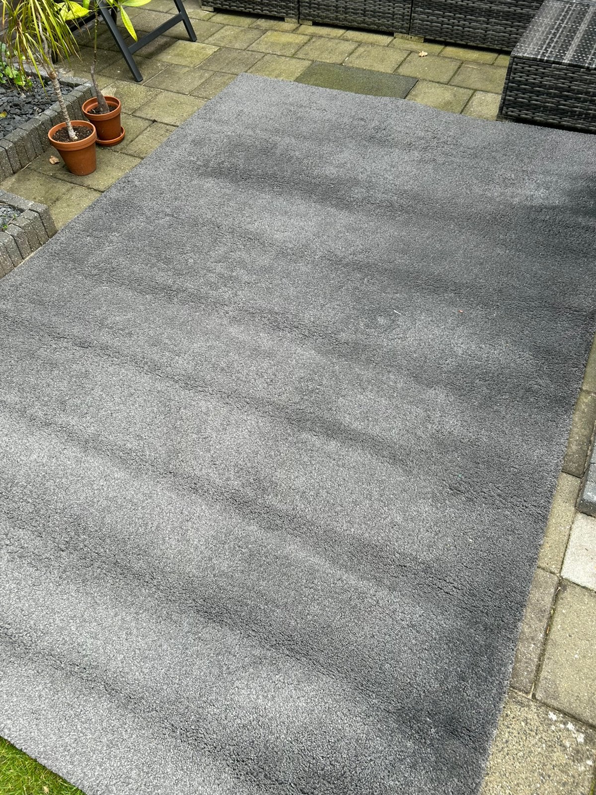 Vloerkleed 200 x 300 grijs, Huis en Inrichting, Ophalen, 150 tot 200 cm, 200 cm of meer, Zo goed als nieuw