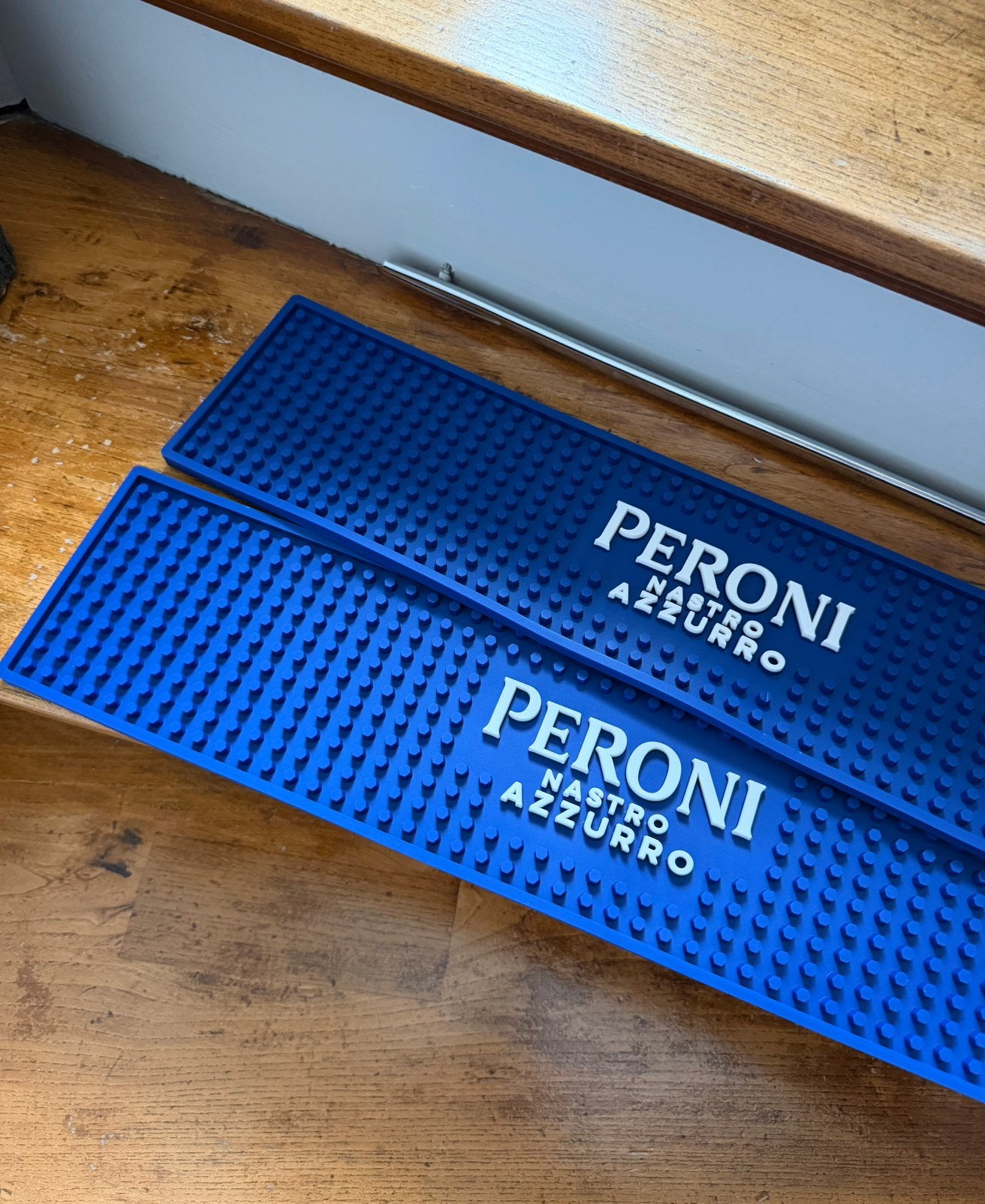 2x Peroni Nastro Azzurro barmatten, Ophalen of Verzenden, Zo goed als nieuw, Overige typen, Overige merken