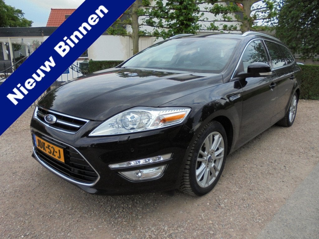 Ford Mondeo Wagon 2.0 EcoBoost S-Edition Automaat *99.000 or, Auto's, Ford, Euro 5, Gebruikt, Zwart, 4 cilinders