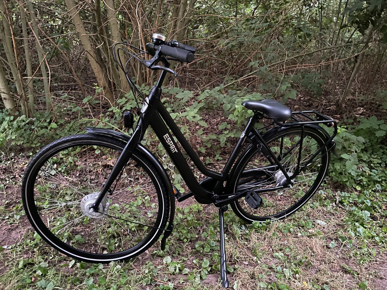 Gazelle esprit mat zwart 28 inch framemaat 49 cm, Versnellingen, Zo goed als nieuw, Trommelrem, Ophalen