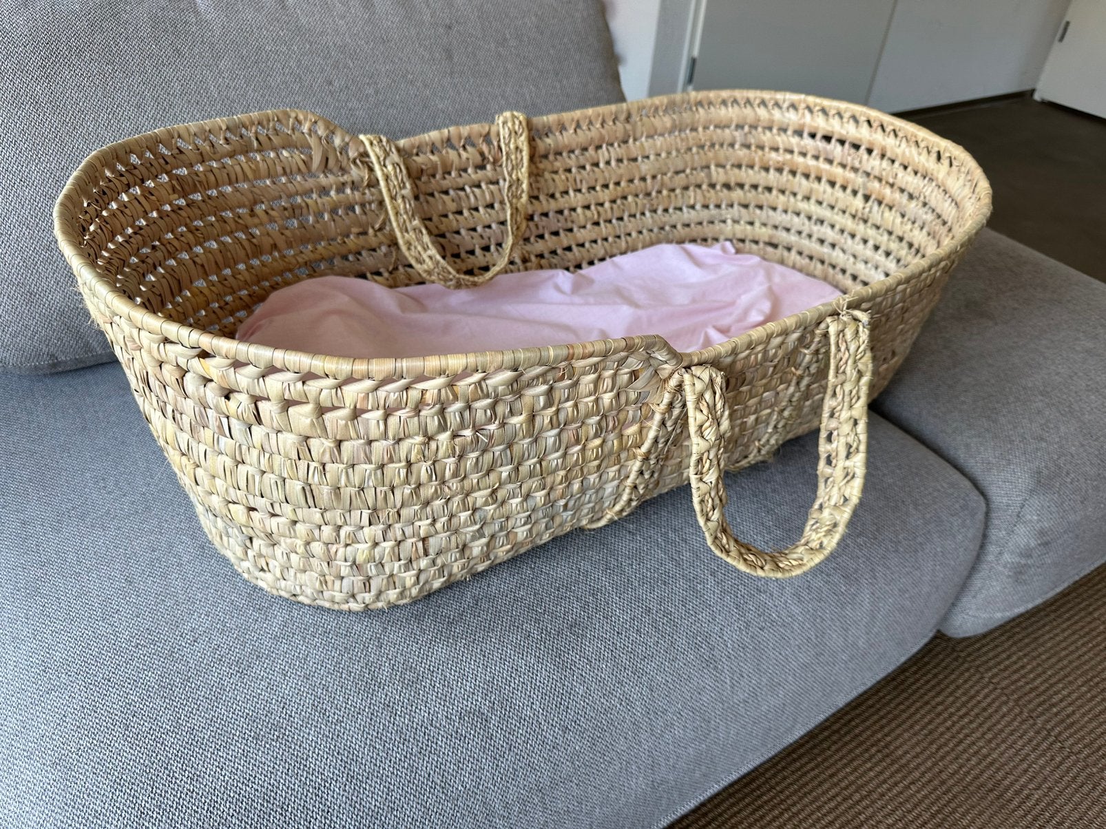 Baby mand met matras mozes wieg, Kinderen en Baby's, Ophalen, Zo goed als nieuw, Wieg
