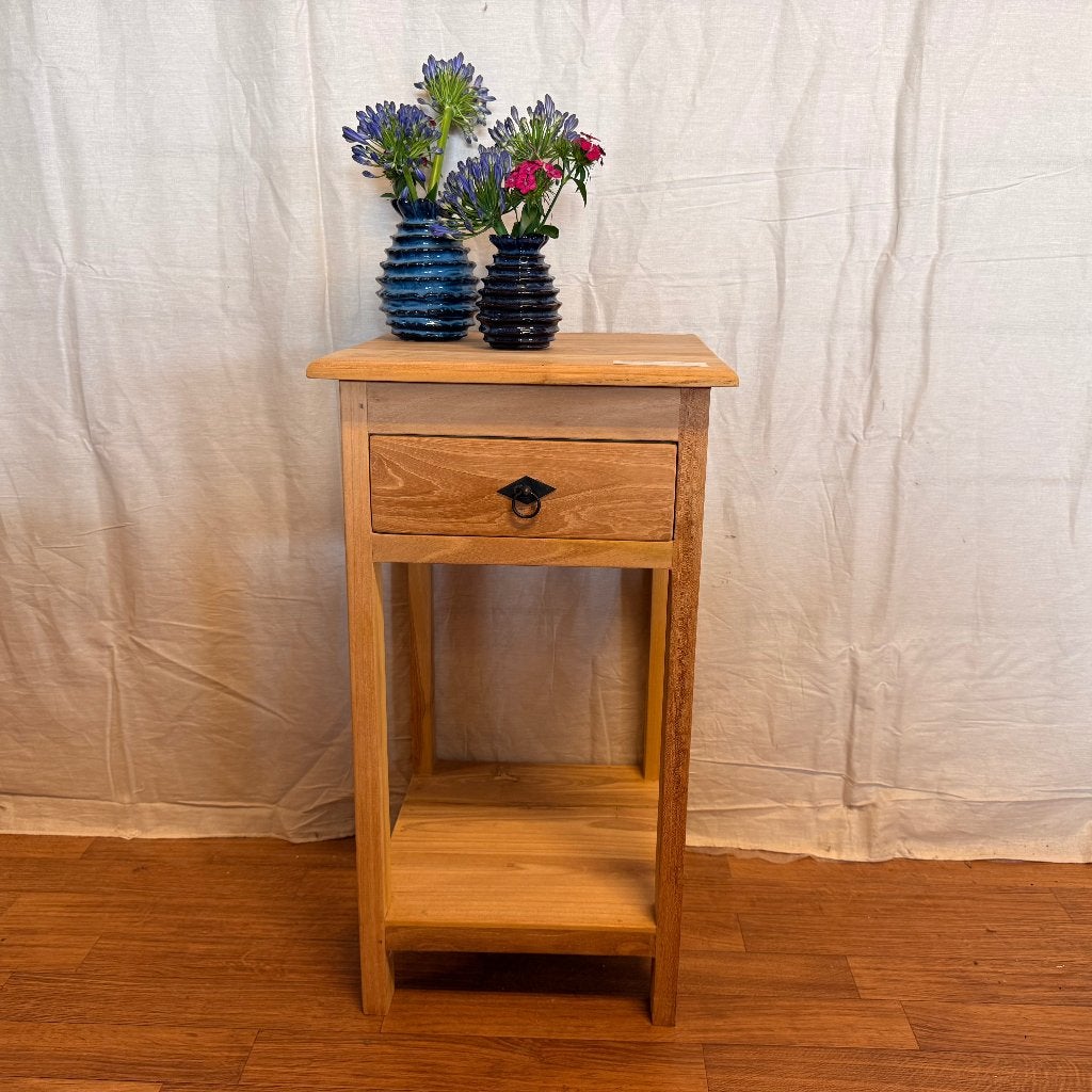 ladekastje - massief teak - 40 x 40 cm - Gratis bezorgd, TTM Wonen, Meubels – (Perzische) Tapijten en Woonaccessoires, Minder dan 50 cm
