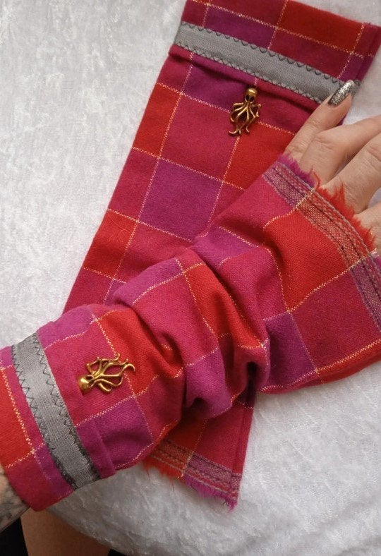 Bijzondere en kleurrijke armwarmers, Verzenden, Zo goed als nieuw, Handschoenen
