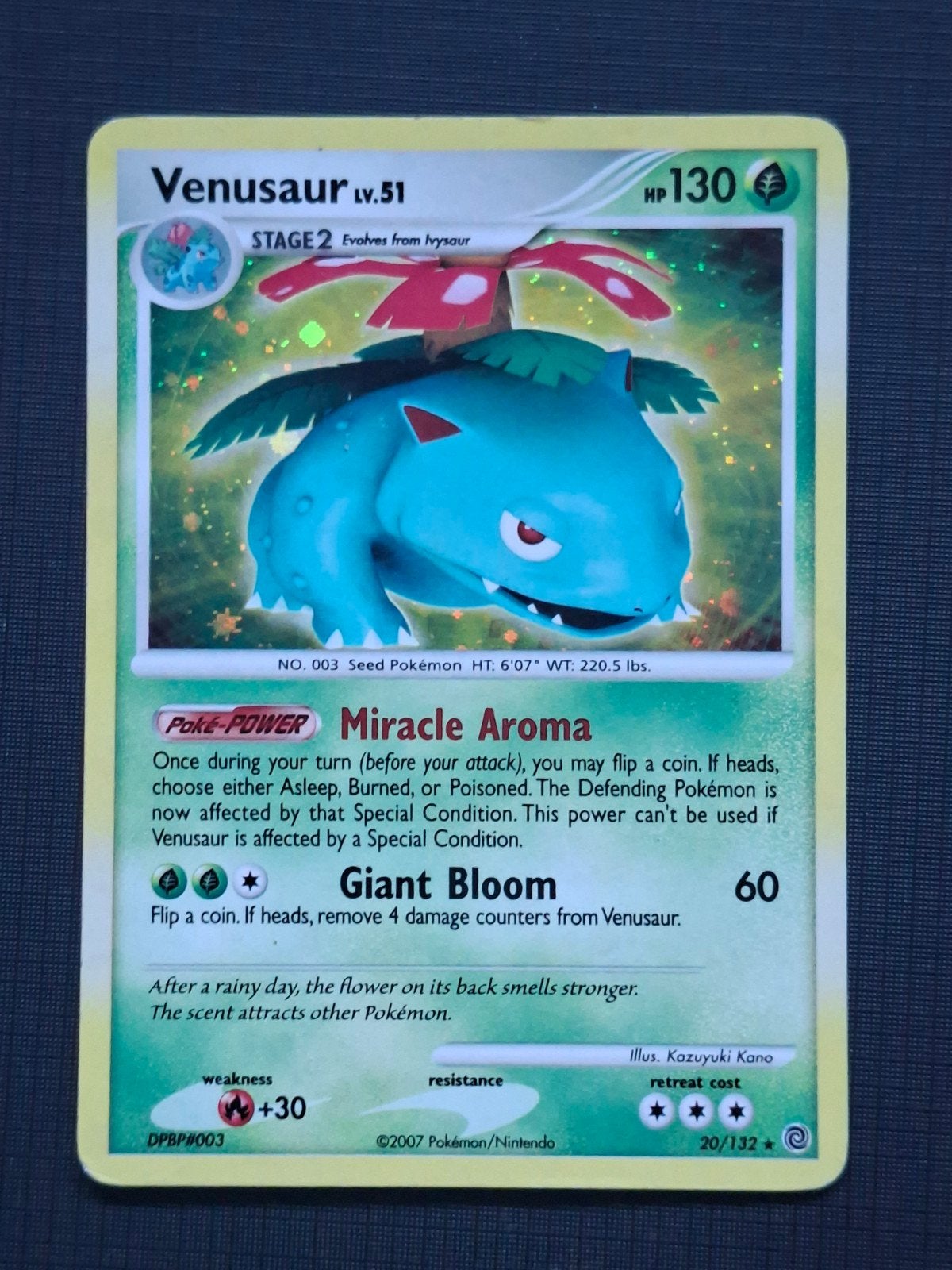 Venusaur 20 (lv.51), Hobby en Vrije tijd, Verzamelkaartspellen | Pokémon, Ophalen of Verzenden, Zo goed als nieuw
