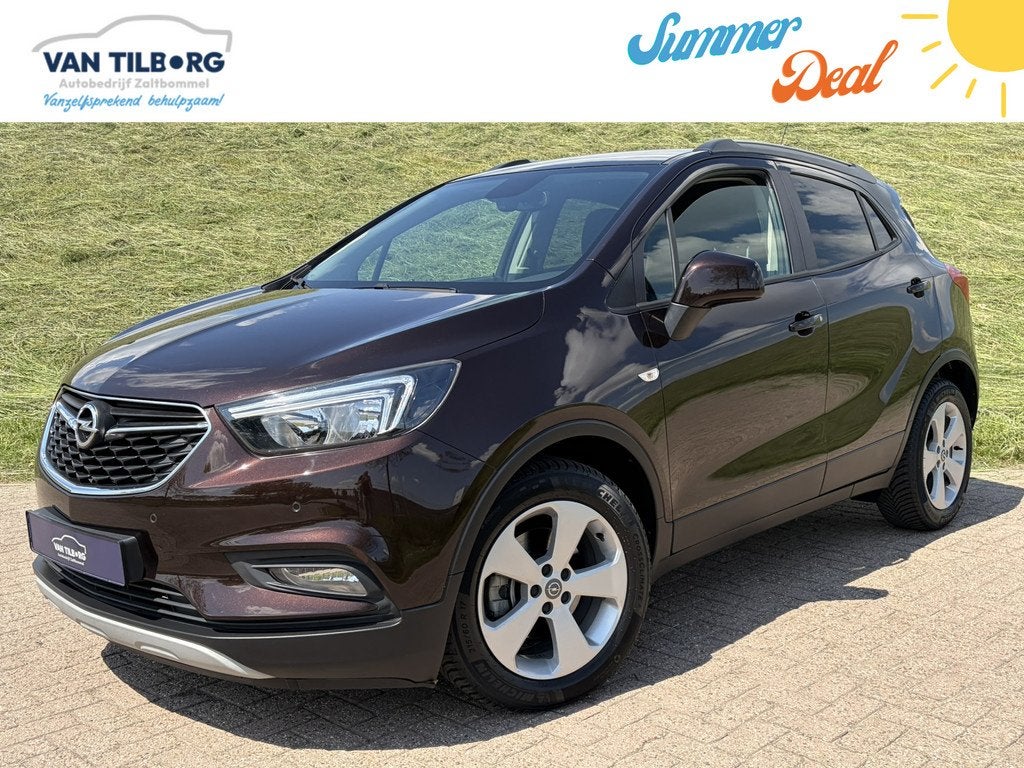 Opel Mokka X 1.4 Turbo Business+ SUMMER DEAL | 1e Eigenaar |, Auto's, Opel, Stof, Gebruikt, Bruin, Origineel Nederlands