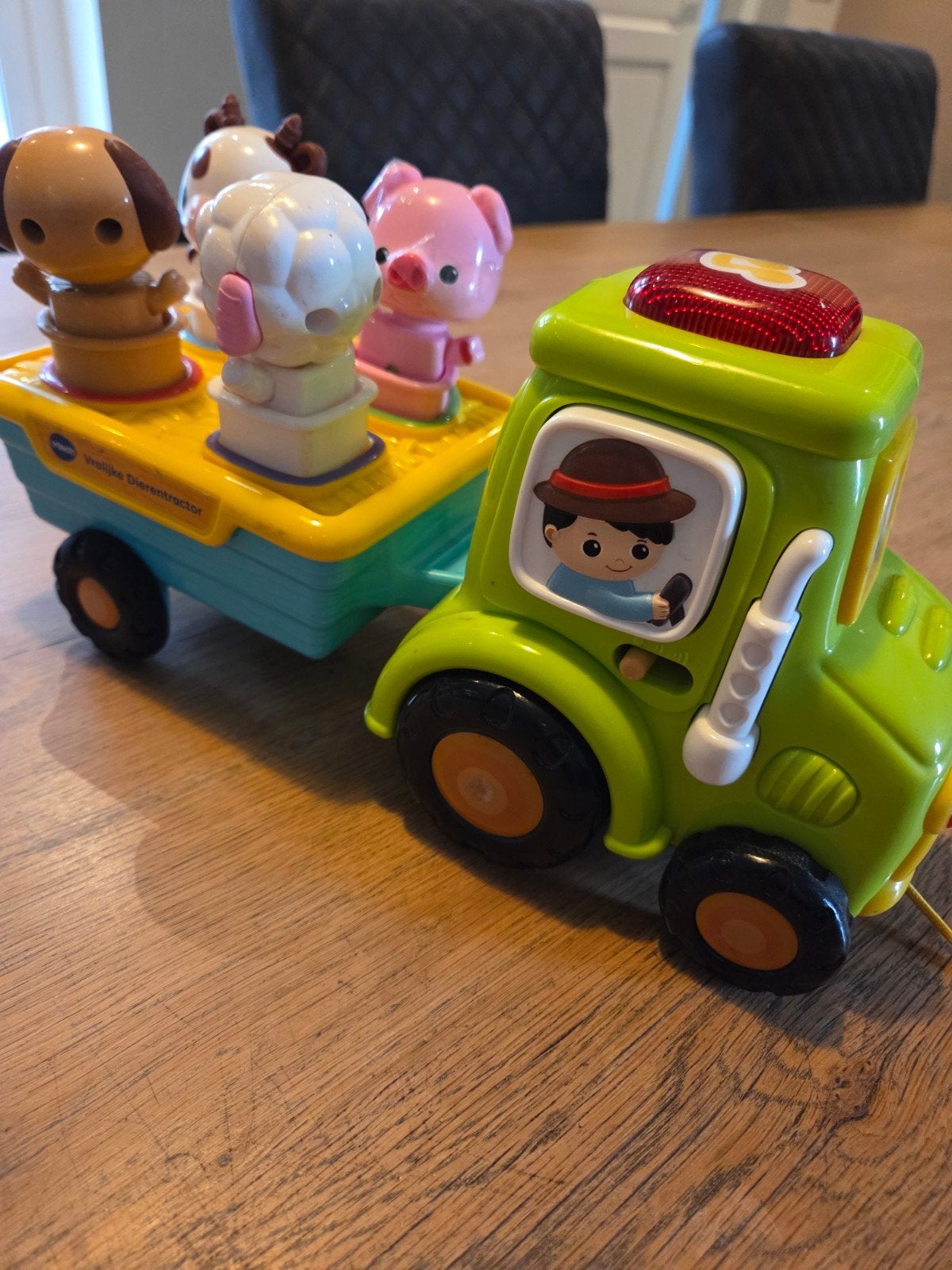 Vtech Dierentractor met licht en geluid - als nieuw, Ophalen, Zo goed als nieuw, Overige typen, Met licht