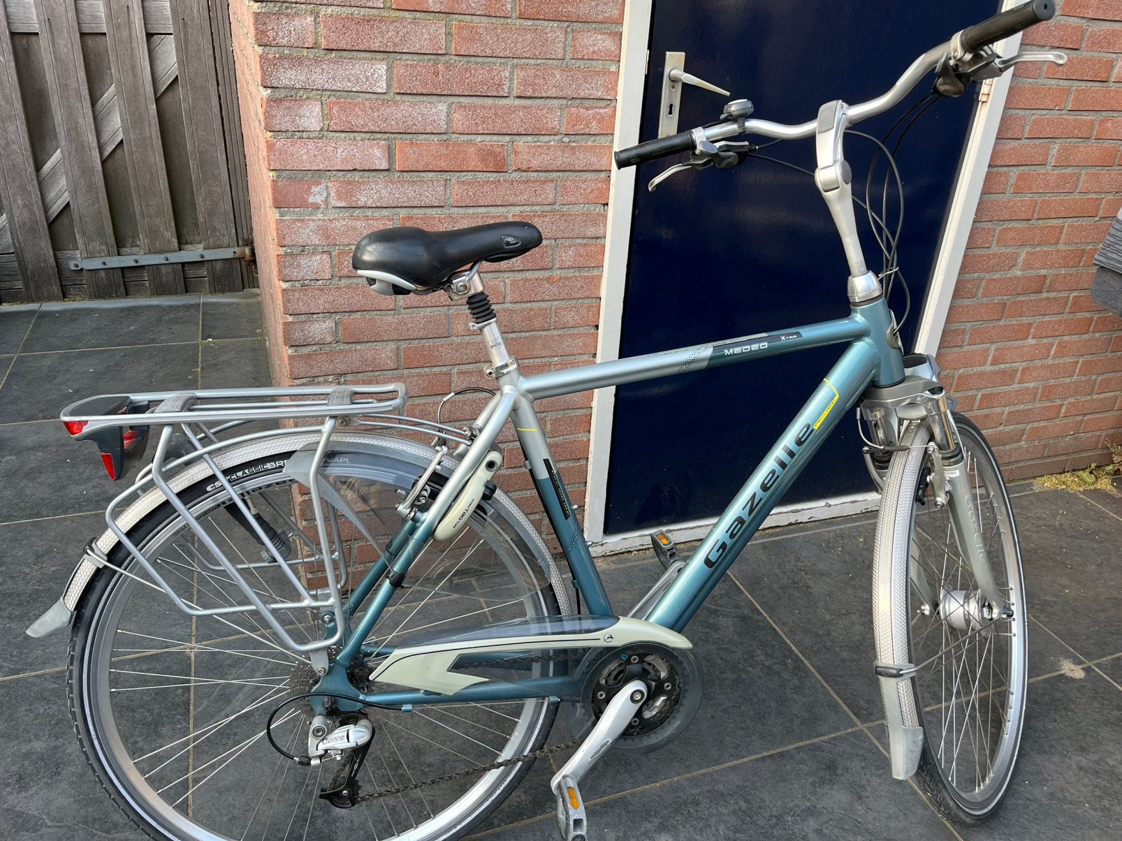 Gazelle herenfiets met 24 Shimano versnellingen, Fietsen en Brommers, Fietsen | Heren | Herenfietsen, Ophalen, Versnellingen, Zo goed als nieuw