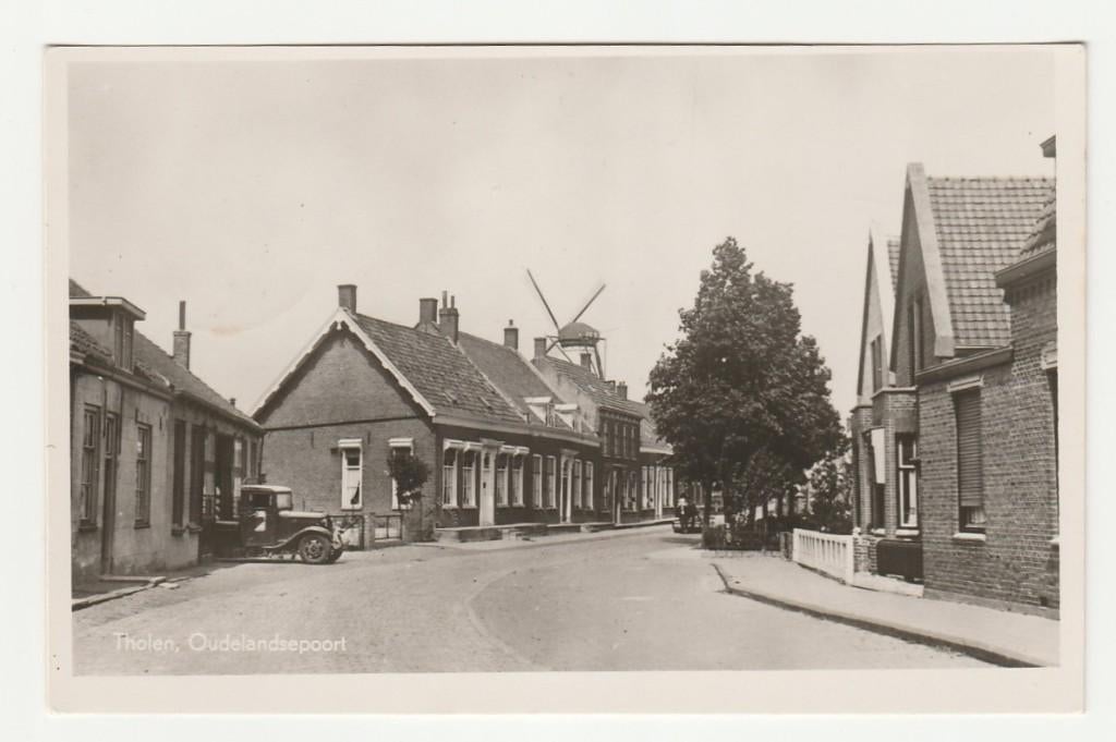 Tholen - Oudelandsepoort, Verzenden, 1940 tot 1960, Gelopen, Zeeland