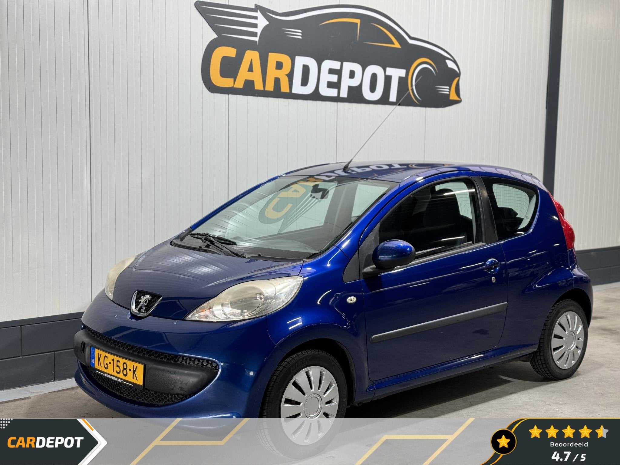 Peugeot 107 1.0-12V XR Airco 5 Deurs, Auto's, Voorwielaandrijving, Stof, Gebruikt, 765 kg