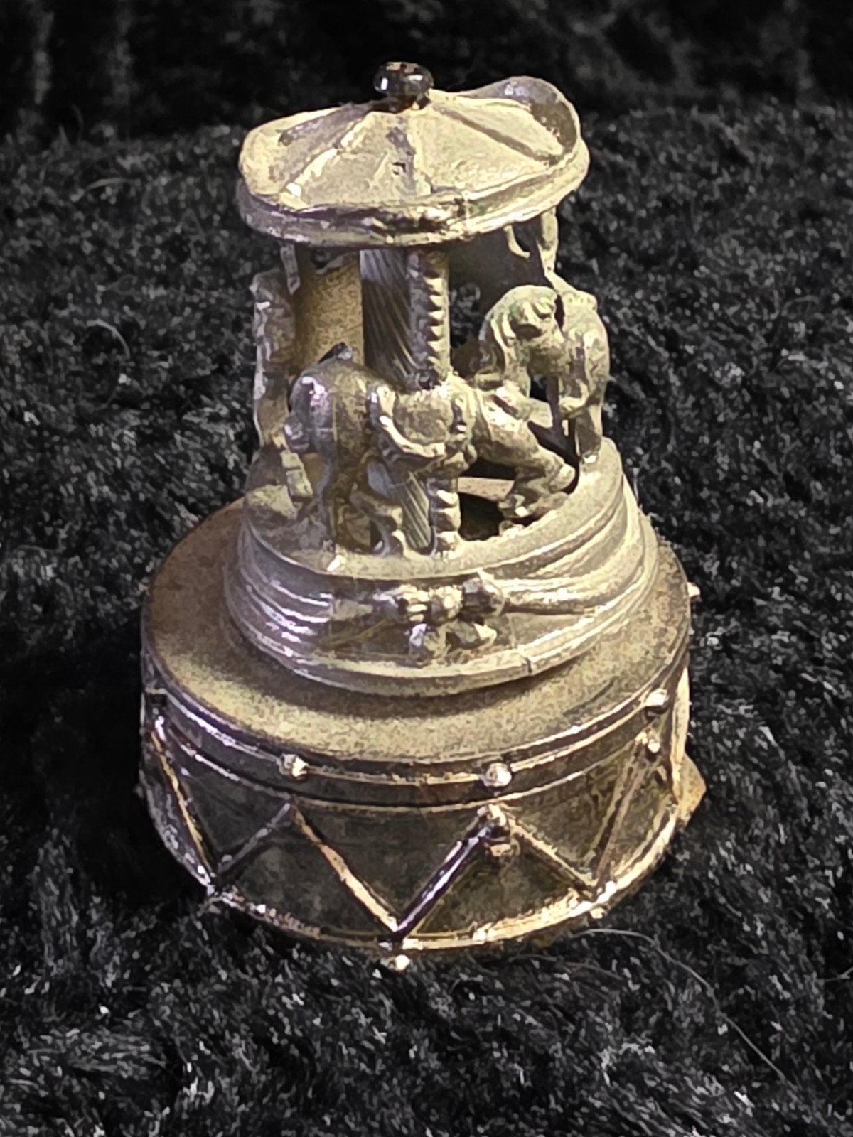 Antieke Carrousel doosje - Uniek Verzamelobject, Ophalen of Verzenden