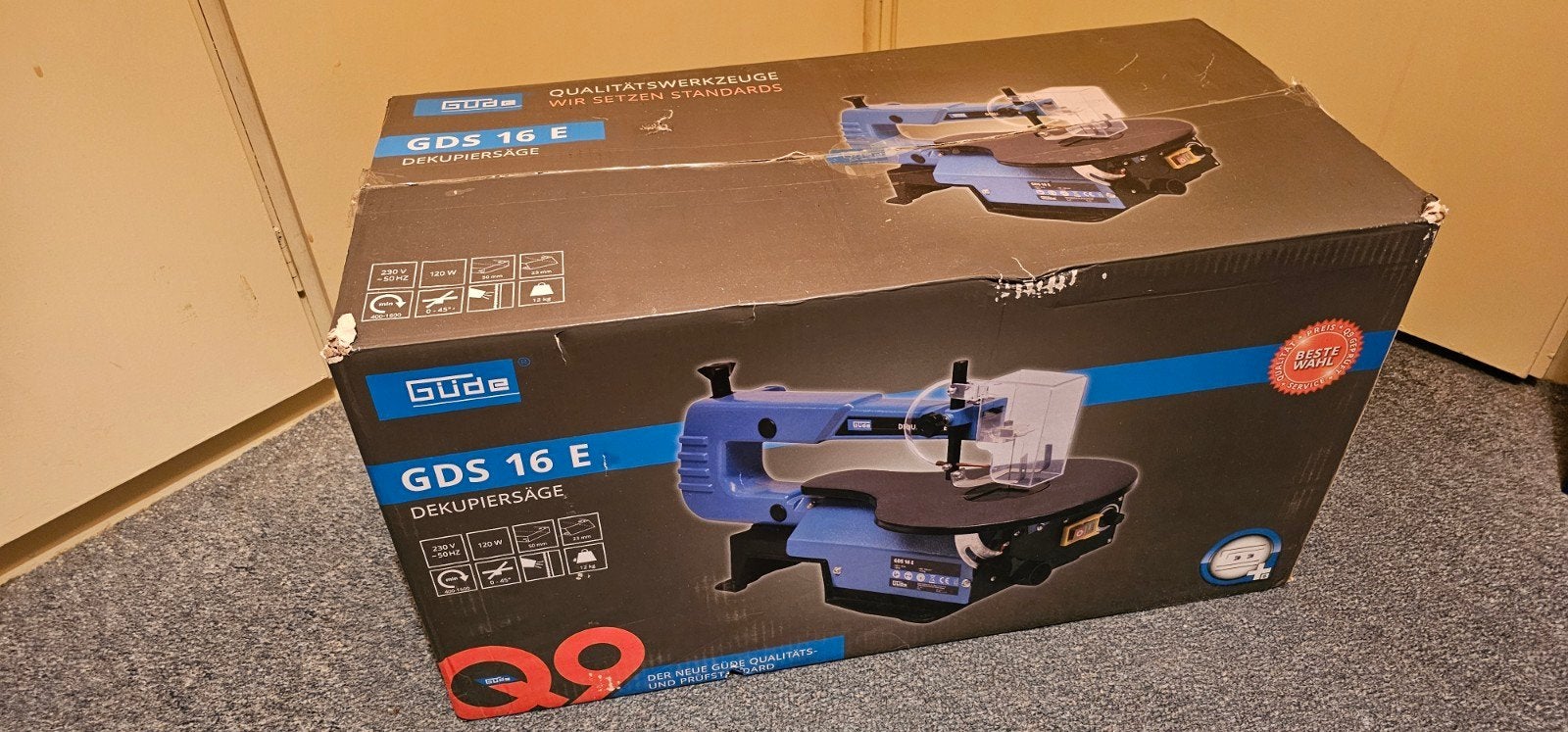Figuurzaagmachine met regelbare toeren en div zaagbladen, Ophalen of Verzenden, Zo goed als nieuw, Figuurzaag, Gude