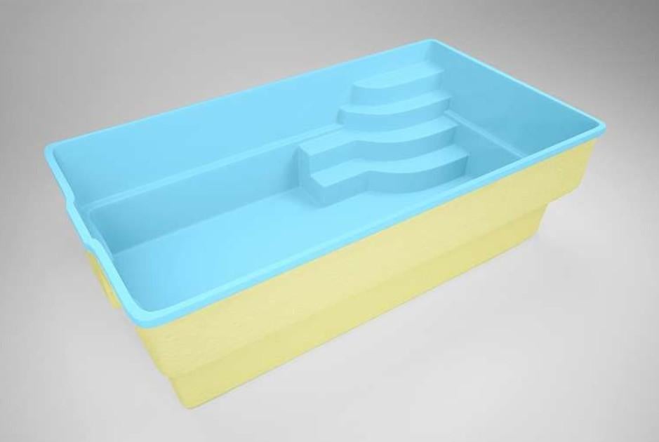 Zwembad [Pool Andromeda 6.2x3.0] Inbouwzwembad Polyester, Ophalen of Verzenden, Nieuw