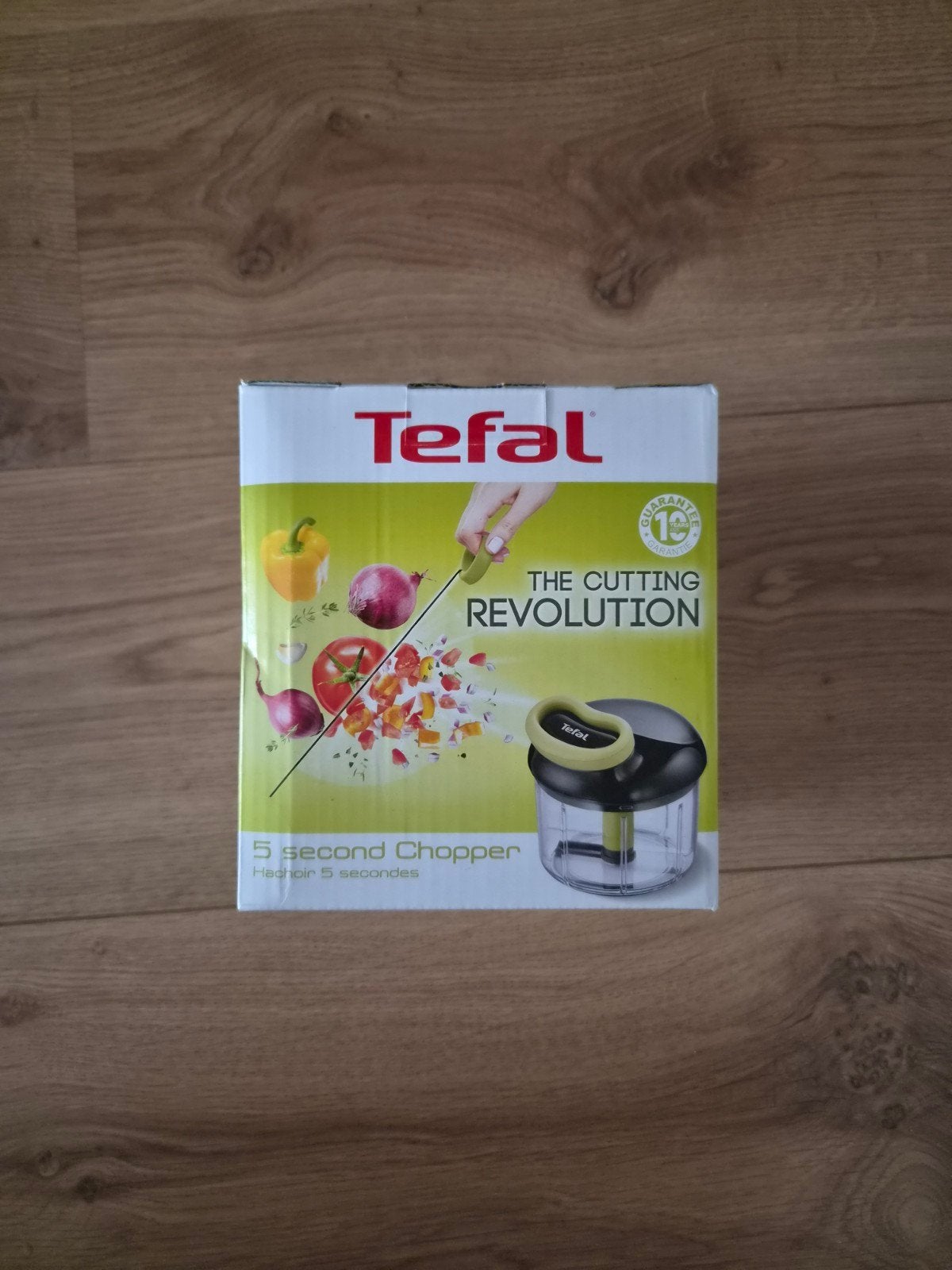 Nieuwe Tefal 5 Second Chopper - Snel en gemakkelijk hakken, Overige typen, Ophalen, Nieuw, Zwart