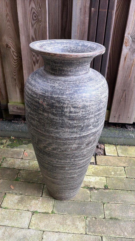 Hoge Vaas, Huis en Inrichting, Ophalen, Zo goed als nieuw, Steen/keramiek, 59 cm
