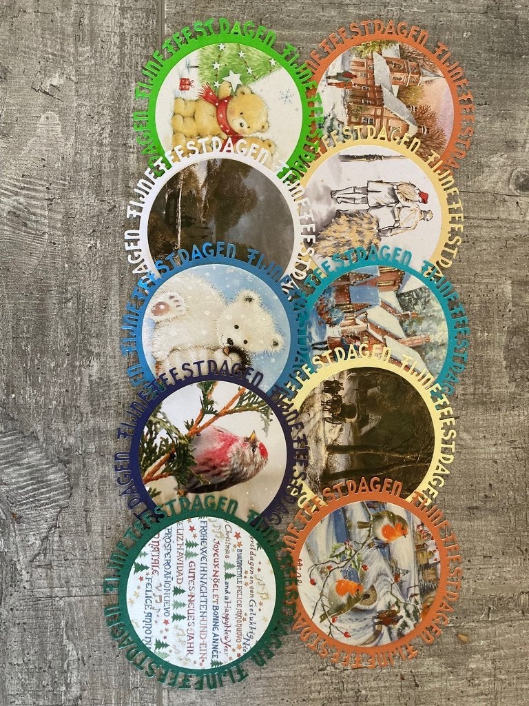 10 stansjes kerst, Ophalen of Verzenden, Nieuw, Kerst, Pons of Mal