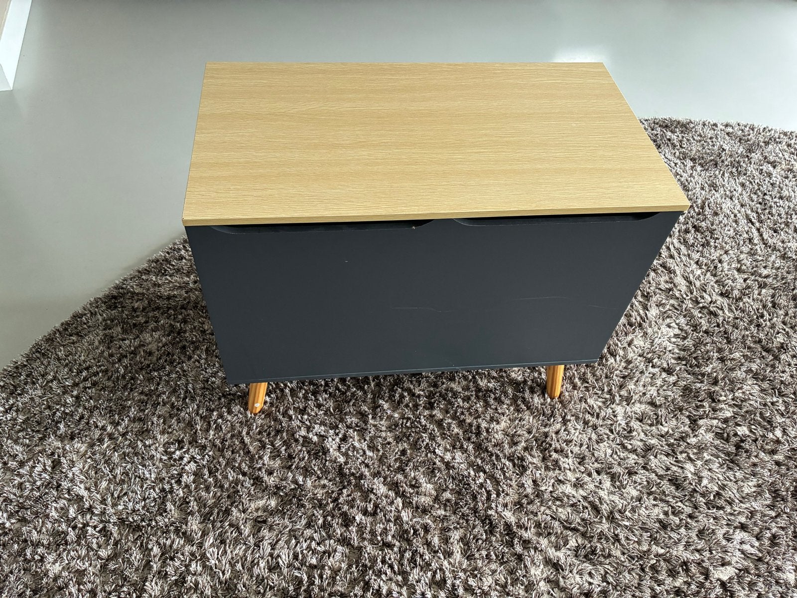 Speelgoedkist / Opbergkist met houten poten, Ophalen, Gebruikt