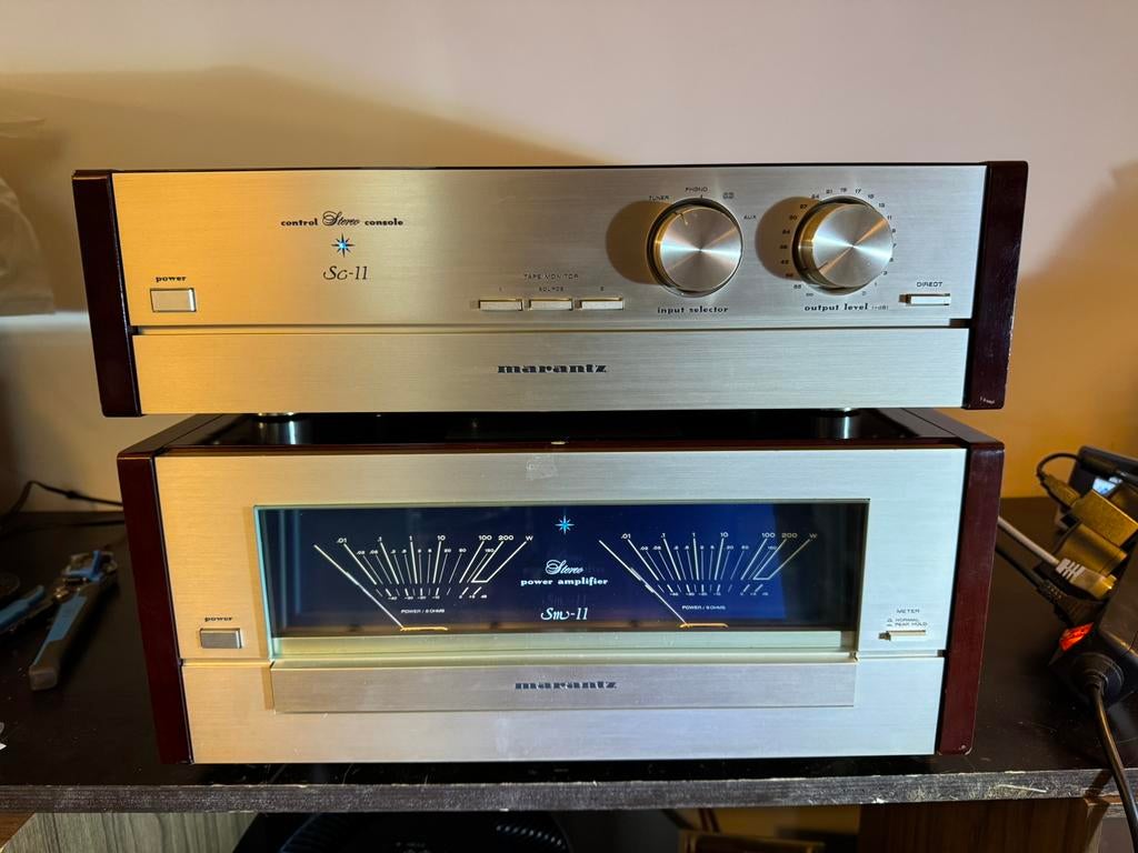 MARANTZ SM-11 POWER AMPLIFIER + SC-11 CONTROL CONSOLE SET, Overige merken, Marantz, Euromaxx, Refurbished