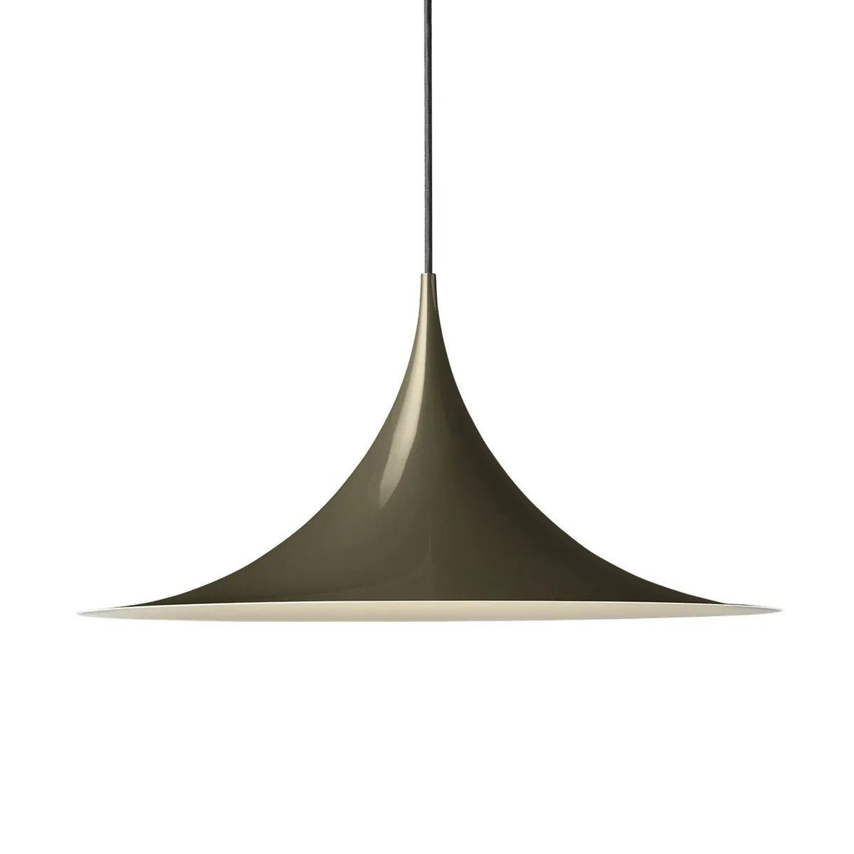 Goudkleurige Fog & Morup Semi hanglamp XXL (70 cm), Huis en Inrichting, Lampen | Hanglampen, Ophalen, Gebruikt, Deens design, Vintage, Mid-century modern