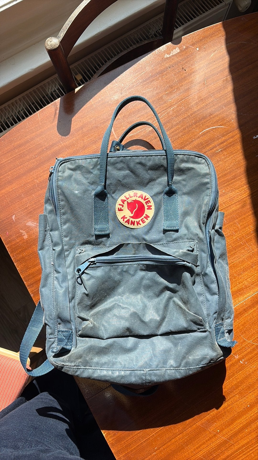 Fjallraven rugzak, Ophalen, Gebruikt, 30 tot 40 cm, Blauw
