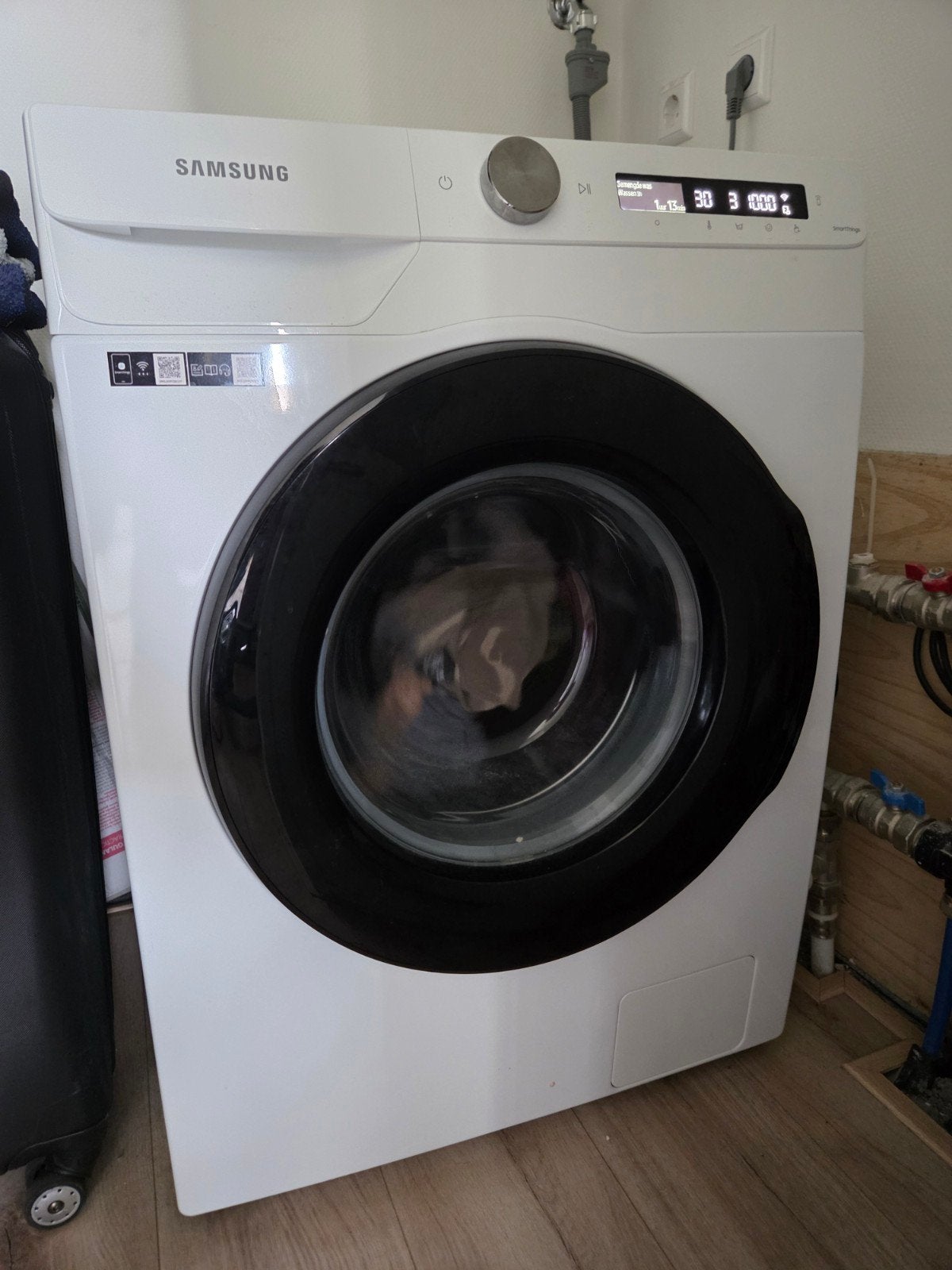 Samsung WW90T534AAW Wasmachine met Autodose en Stoom, Ophalen, Energieklasse A of zuiniger, 8 tot 10 kg, Zo goed als nieuw
