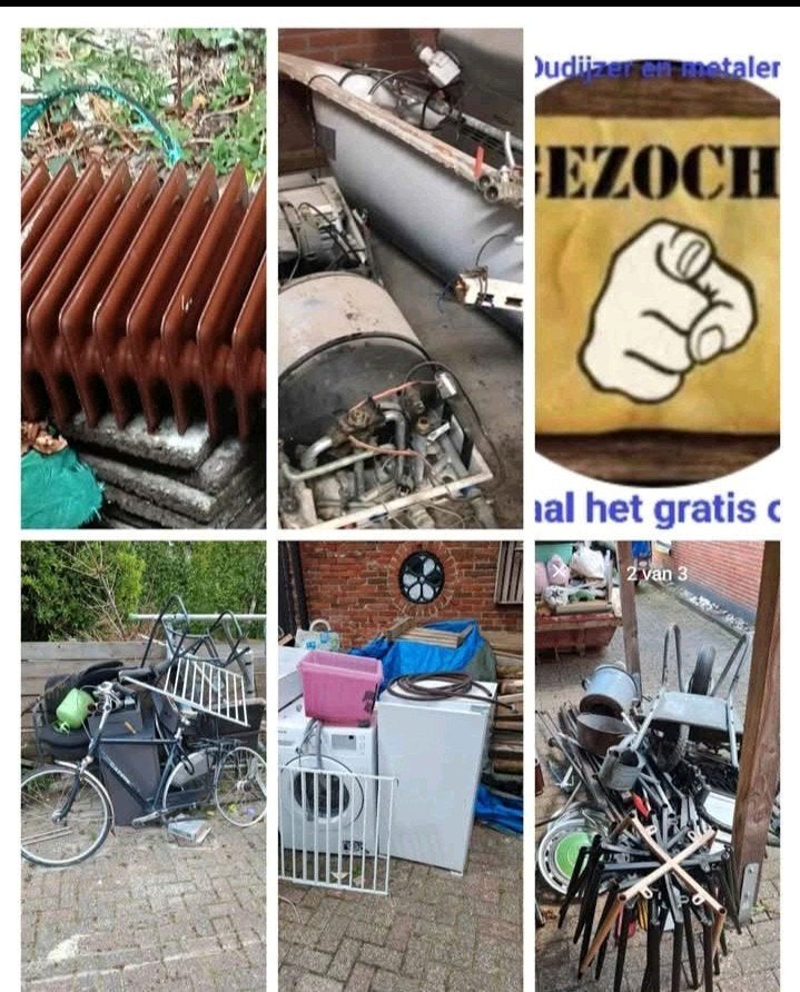 Gezocht Oudijzer en metalen, Ophalen of Verzenden